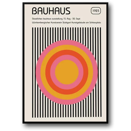 Bauhaus Radiant Circles | 1923 Art Deco Geometric