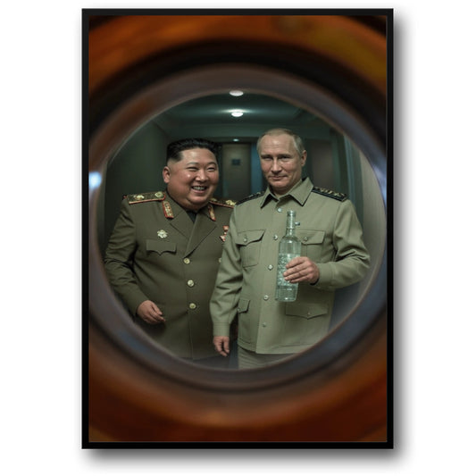 Friend's Drink | North Korea & Russia Leaders | Vintage Historical
