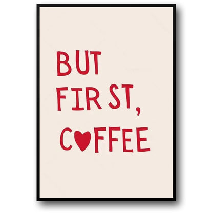 Minimalist Coffee Art | But First, Coffee
