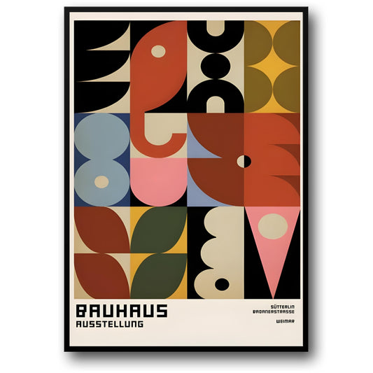 Bauhaus Minimalist | Geometric Modern Art