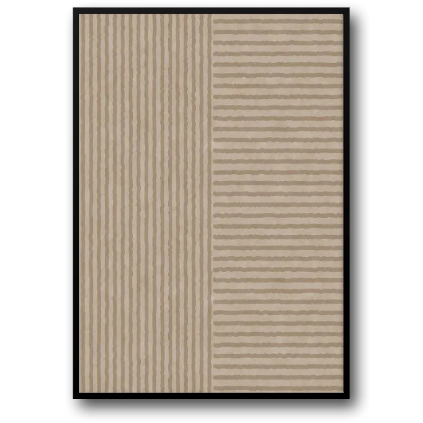 Lines in Balance | Artistic Wall Decor Poster | Minimalist Design | Modern Home Accent | Black and White Abstract Art | Contemporary Print for Living Room or Office