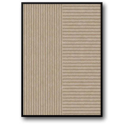 Lines in Balance | Artistic Wall Decor Poster | Minimalist Design | Modern Home Accent | Black and White Abstract Art | Contemporary Print for Living Room or Office