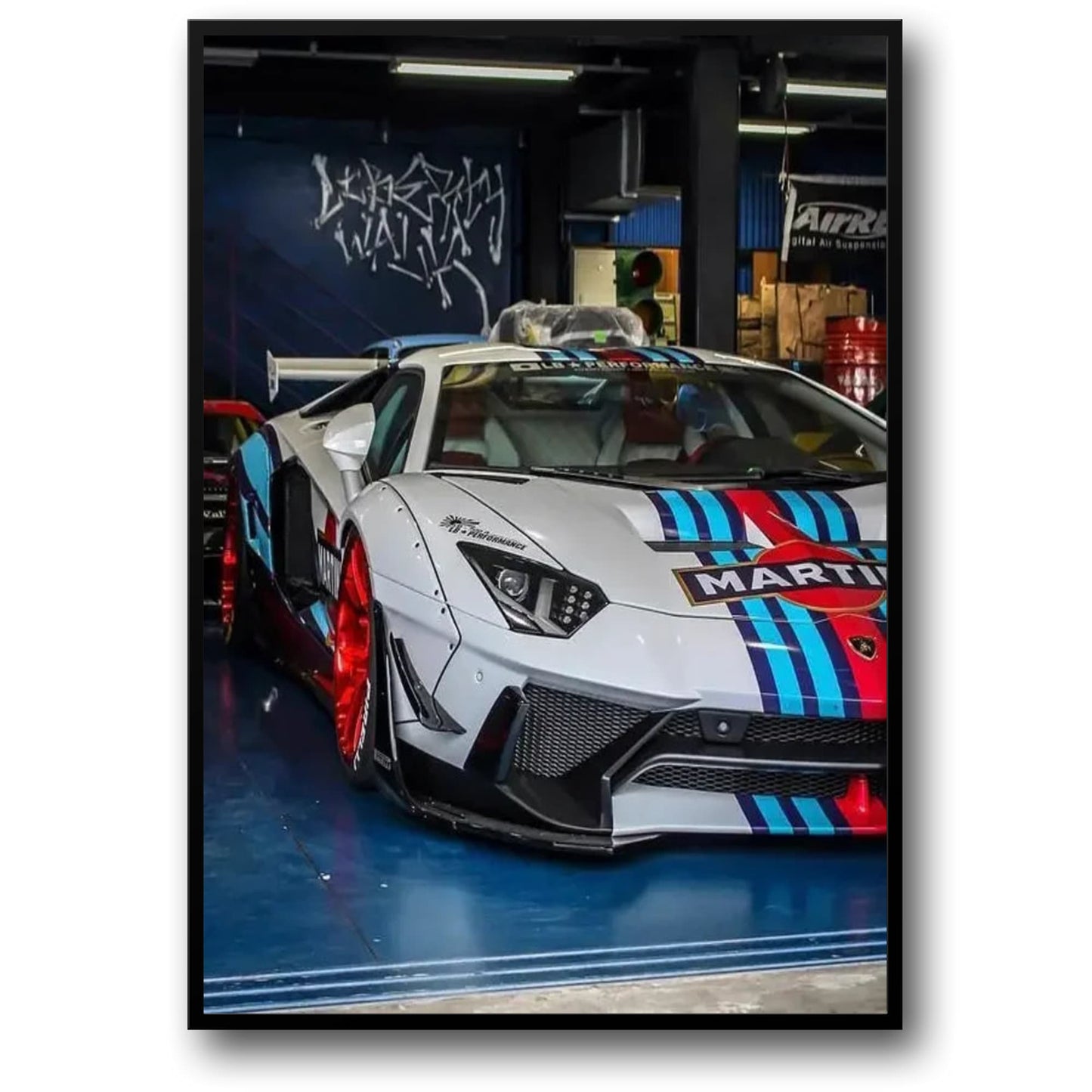 80s Retro | Martini Racing Sports Car