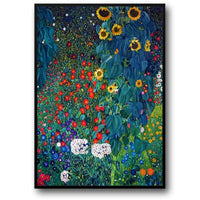 FARM GARDEN WITH SUNFLOWERS