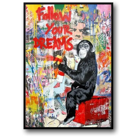 Follow Your Dream | Banksy Graffiti Art