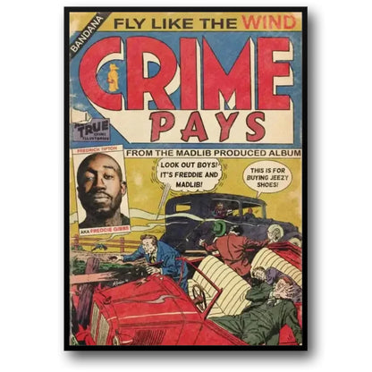 Freddie Gibbs & Madlib | Crime Pays Comic