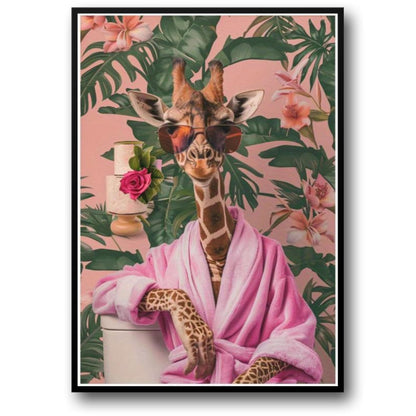 Royal Giraffe | Punk Animal Art
