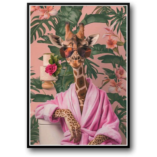 Royal Giraffe | Punk Animal Art
