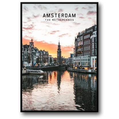 Canals of Amsterdam | Scenic Netherlands Art