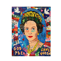 QUEEN ELIZABETH GRAFFITI