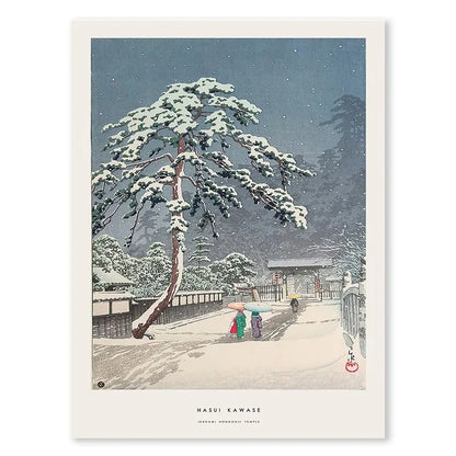 Ikegami Honmonji Temple | Hasui Kawase Ukiyo-e