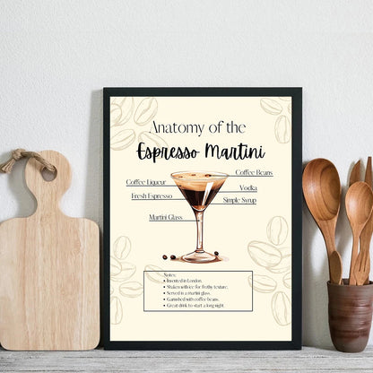 Espresso Martini Recipe | Elegant Bar Decor