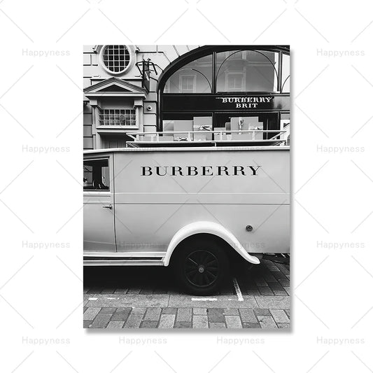 Burberry | Timeless Style Poster | Luxury Designer Print | Classic Elegance Wall Art Decoration