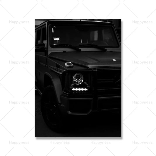 Mercedes Benz G500 Poster | Classic Elegance and Timeless Style | Luxury Designer Print | Home Decor