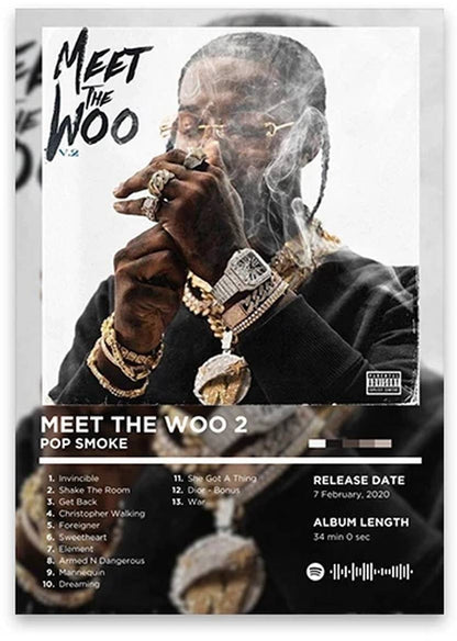 Meet The Woo 2 | Pop Smoke Rap Album Art