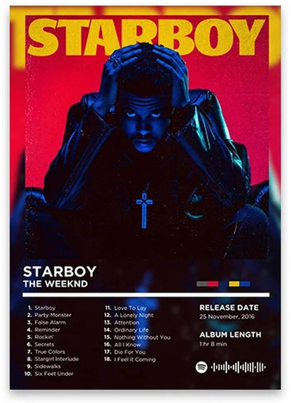 The Weeknd Starboy | Iconic Album Art