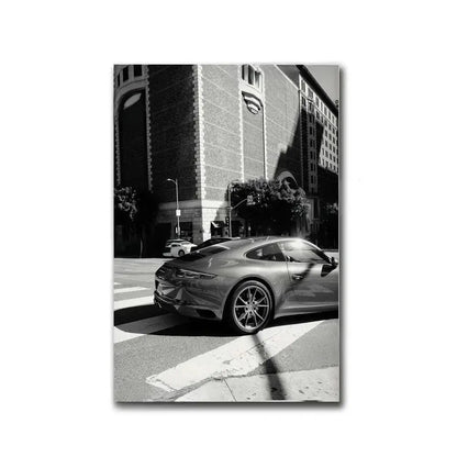 California | Porsche 992 | Silhouettes & Skylines