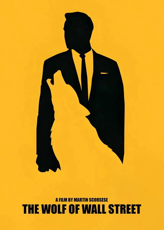 The Wolf of Wall Street Poster | Leonardo DiCaprio Canvas Art | Home Decor Wall Art for Living Room