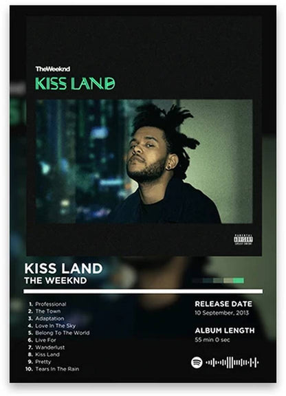 Kiss Land by The Weeknd | Iconic Album Art