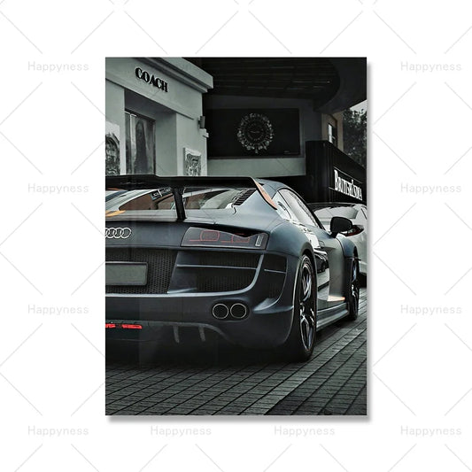 Audi R8 Liberty Walk Poster | Luxury Art Print | Classic Elegance & Timeless Style for Home Decor