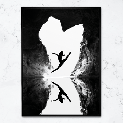 A Beating Heart | Artistic Wall Poster | Heartbeat Design | Home Decor | Living Room Art | High-Quality Print