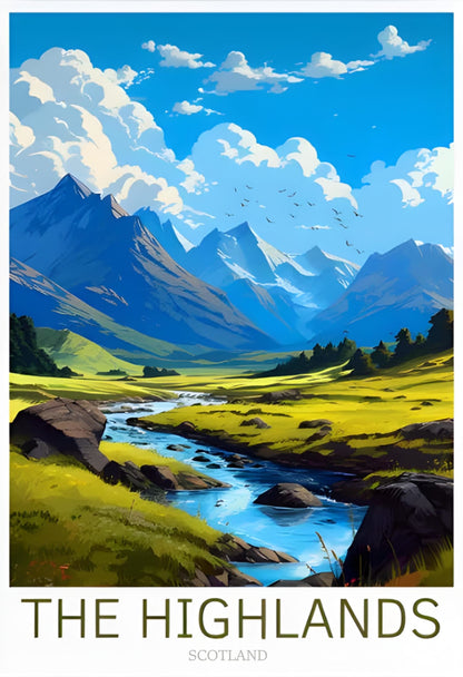 Scottish Highlands Spring | Scenic Landscape