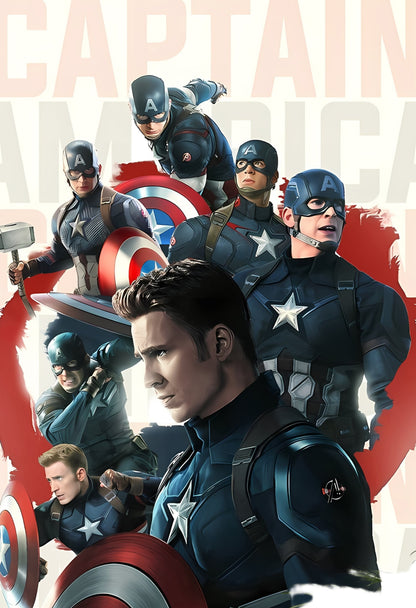 Steve Rogers | Chris Evans | MCU | Movie Poster