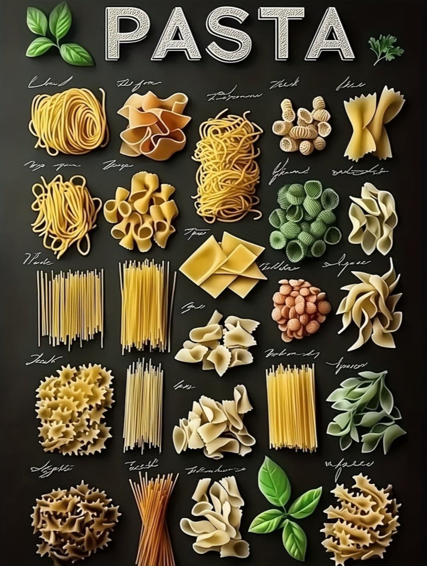 Vintage Kitchen | Pasta Art