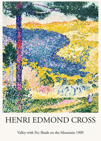Henri Edmond Cross | Valley with Fir | Impressionist Landscape