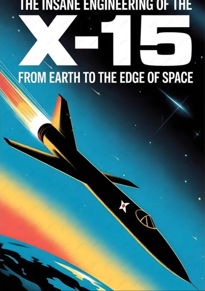 Vintage X-15 Rocket | Retro Space Exploration