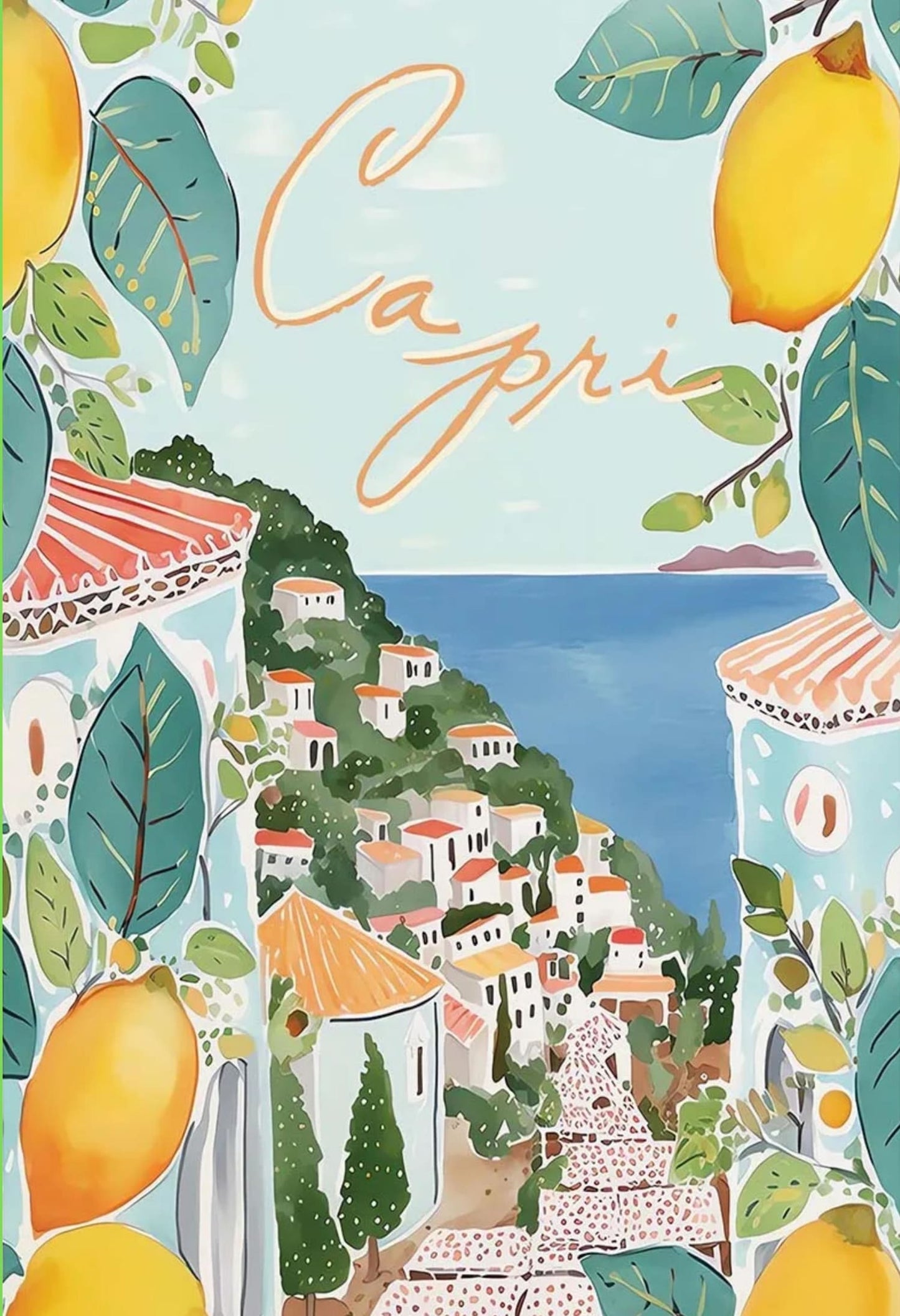 La Dolce Vita | Capri Lemons | Mediterranean Scene