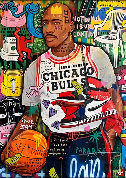 Chicago Bulls | Michael Jordan Graffiti Art