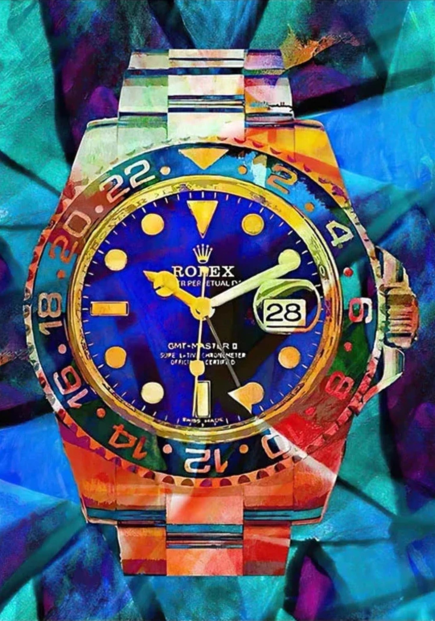 Graffiti Rolex Timepiece | Urban Art