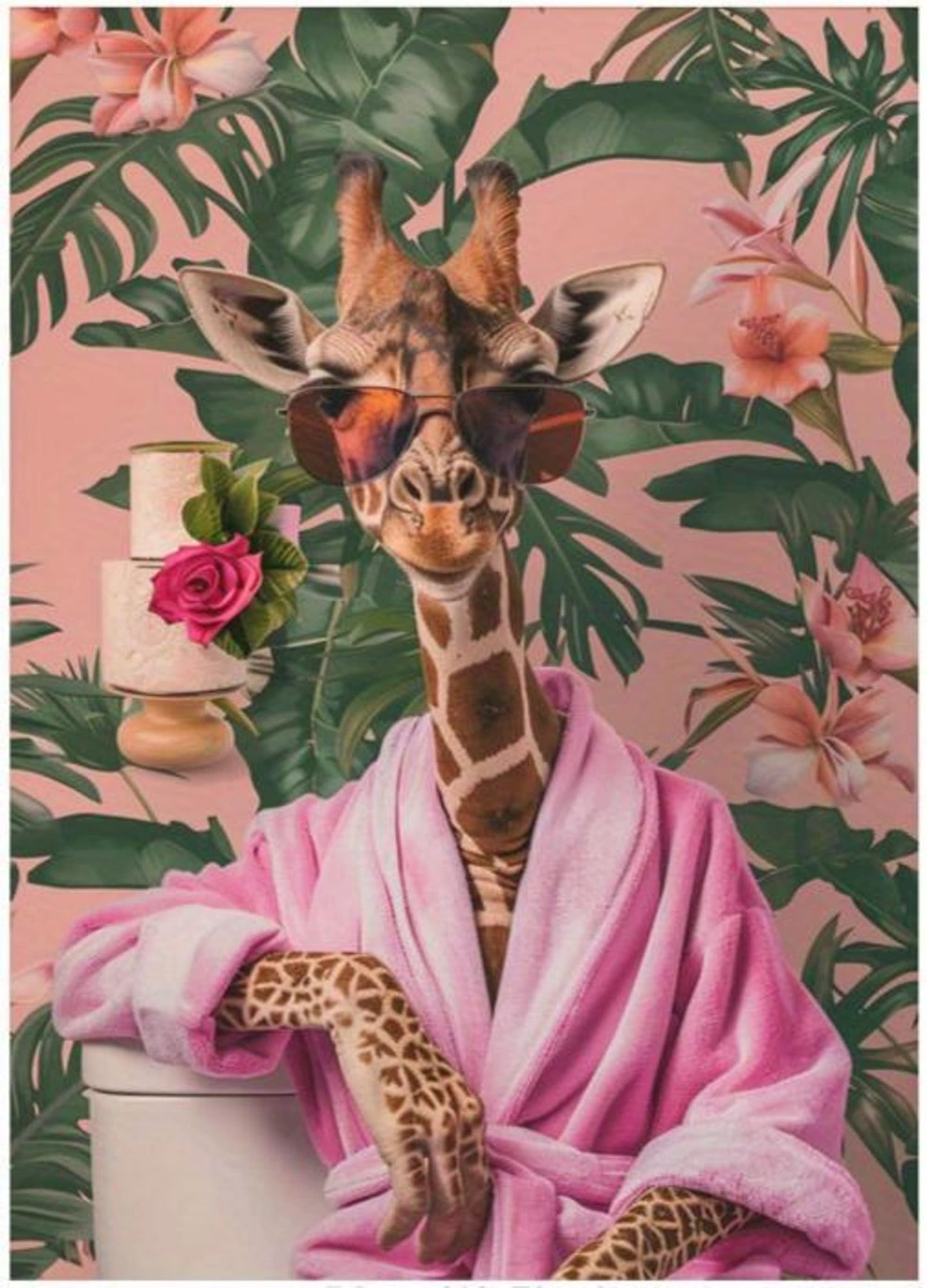Royal Giraffe | Punk Animal Art