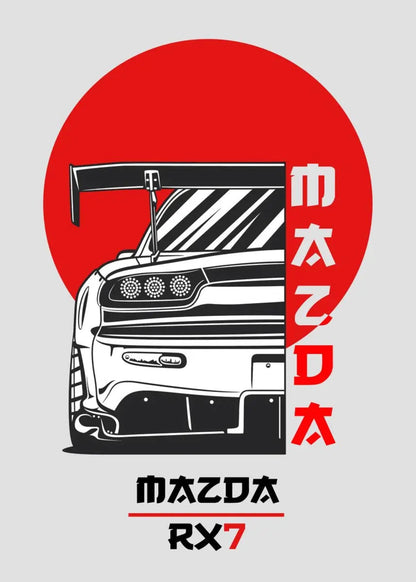 Mazda RX7 | Japanese Car Art