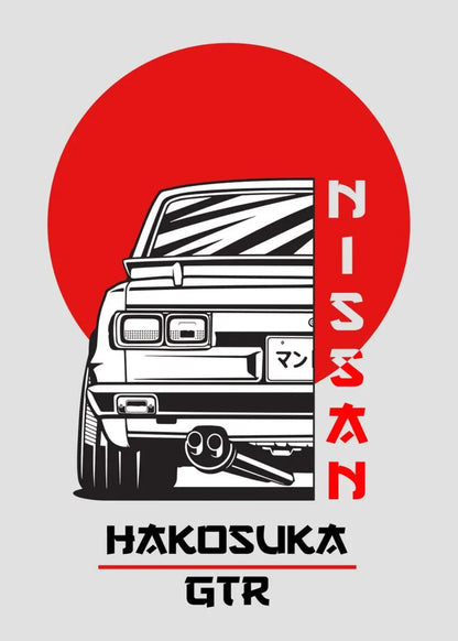 Nissan Hakosuka GTR | Classic Japanese Car Art