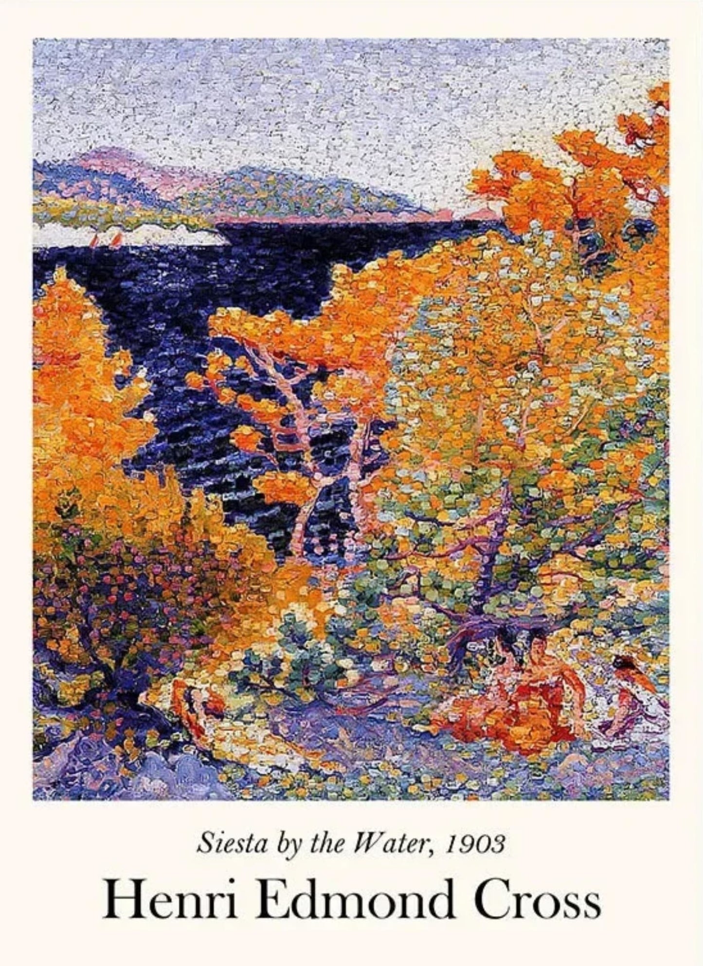 Henri Edmond Cross | Siesta by the Water 1903