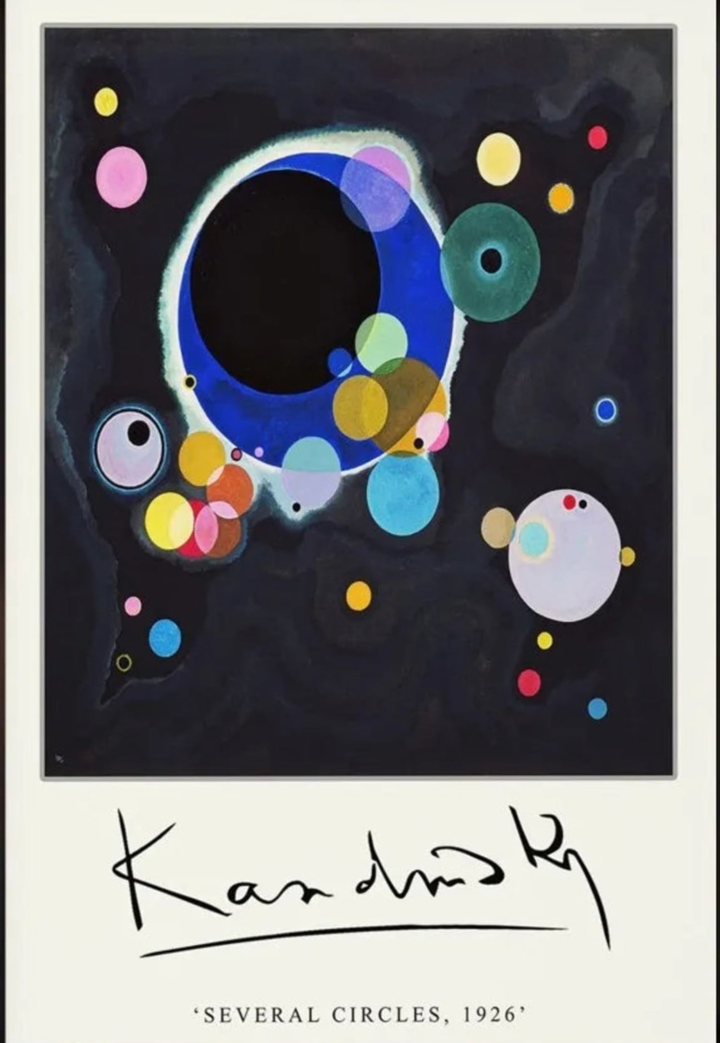 Several Circles | Wassily Kandinsky | 1926 Art Poster