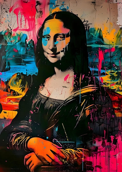Mona Lisa Graffiti | Modern Punk Renaissance