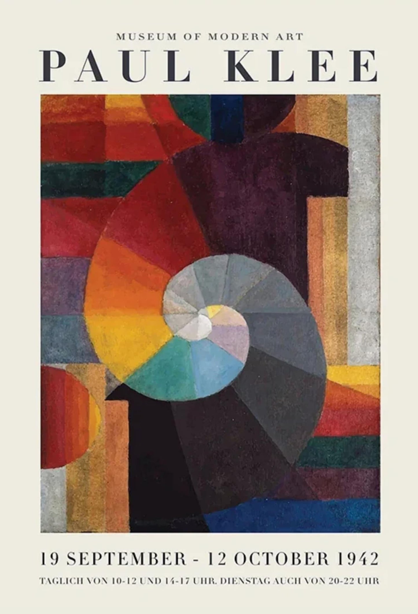 The Encounter by Johannes Itten | Paul Klee Abstract | Vibrant Colors