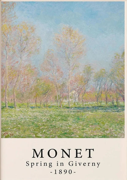 Claude Monet | Spring in Giverny Impressionist