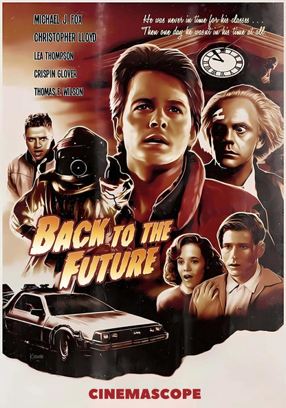 Back to the Future | Retro Movie Poster