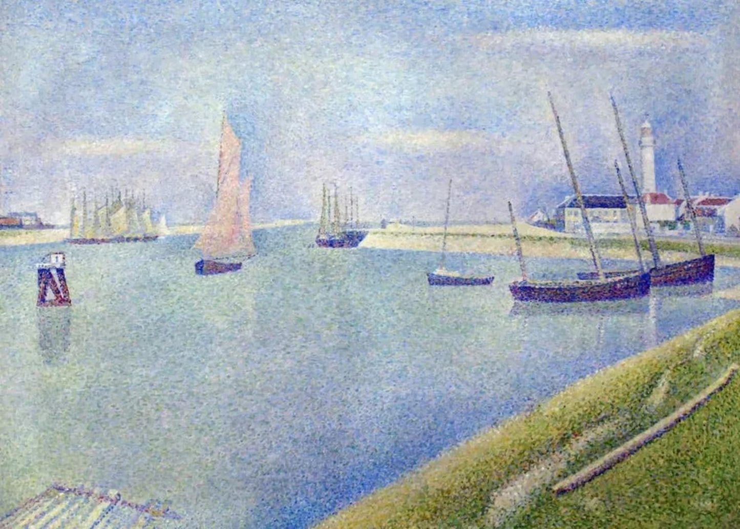 Seurat | The Canal of Gravelines | Impressionist Art