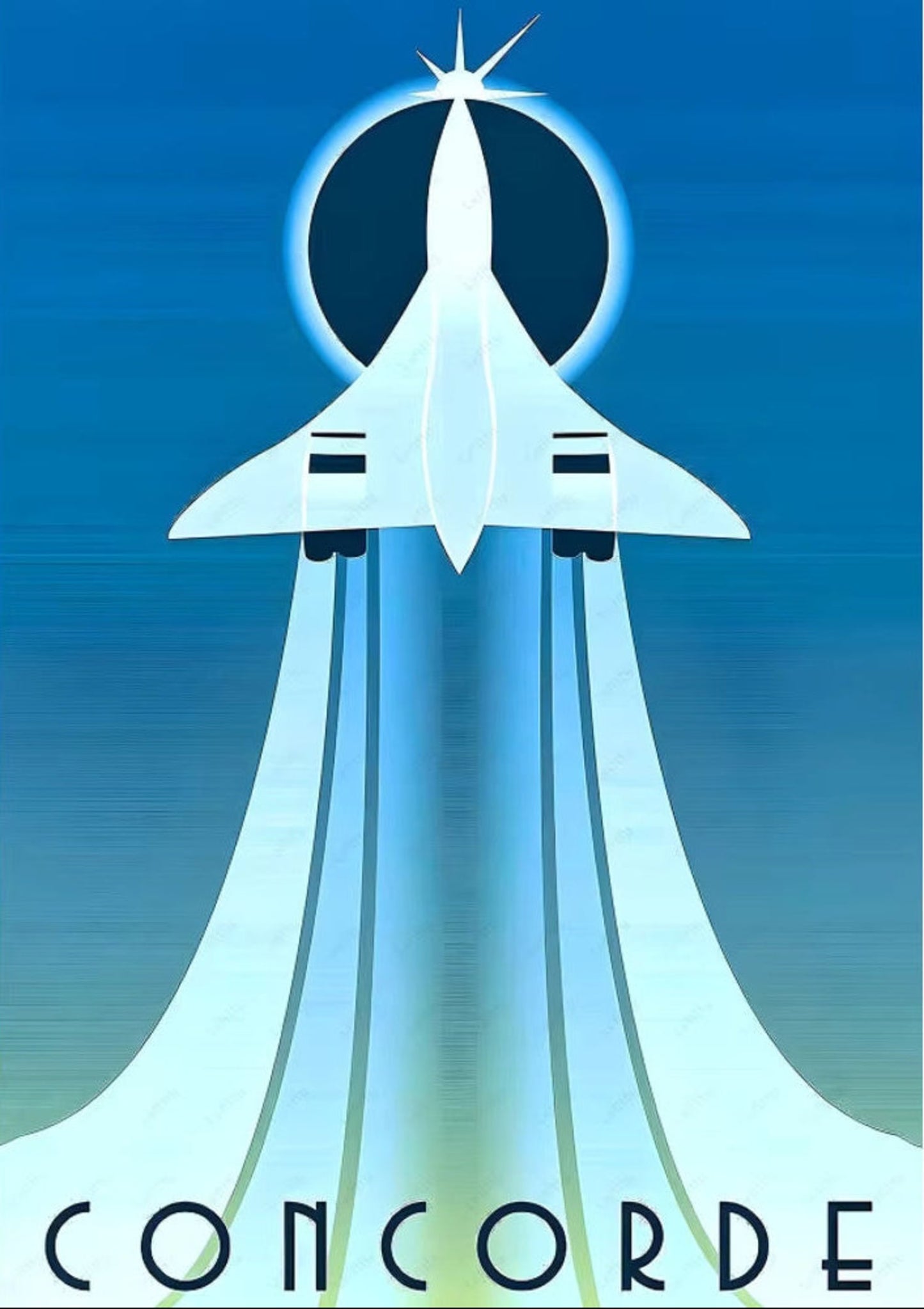 Concorde Jet | Vintage Aviation | Retro Futuristic