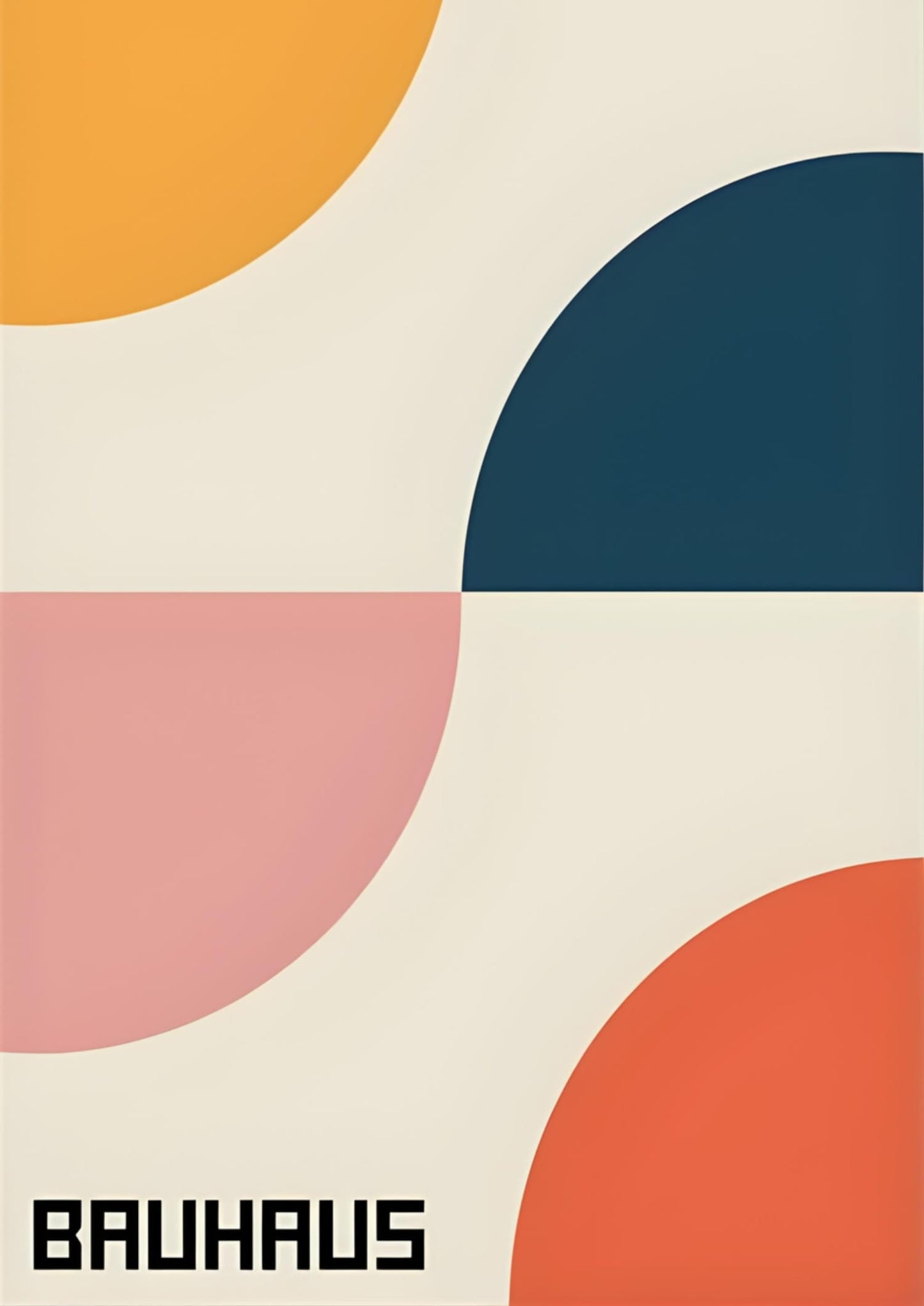 Bauhaus Spectrum | Retro Pulse | Vibrant Modern Art