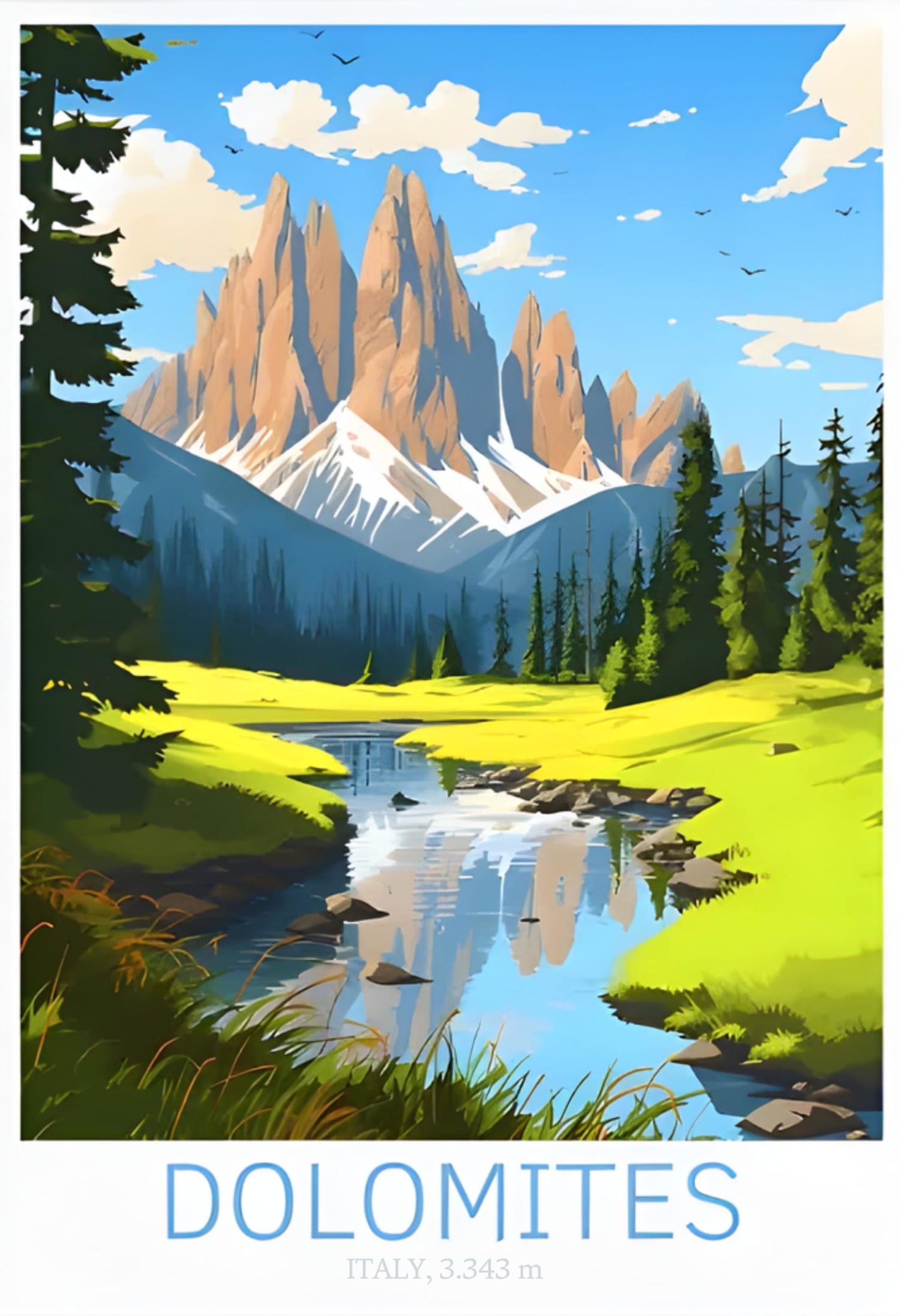 The Dolomites | Scenic Landscape Art
