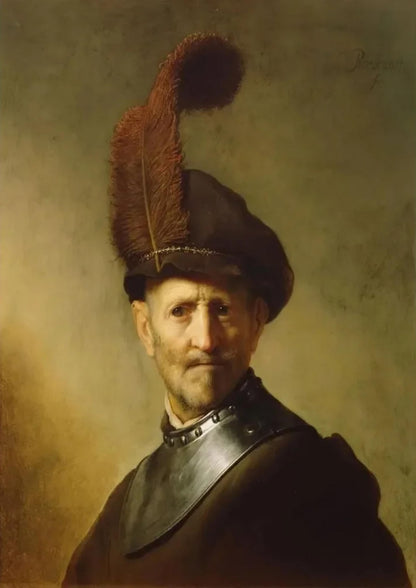 Rembrandt | An Old Man in Military Costume | Classic Art