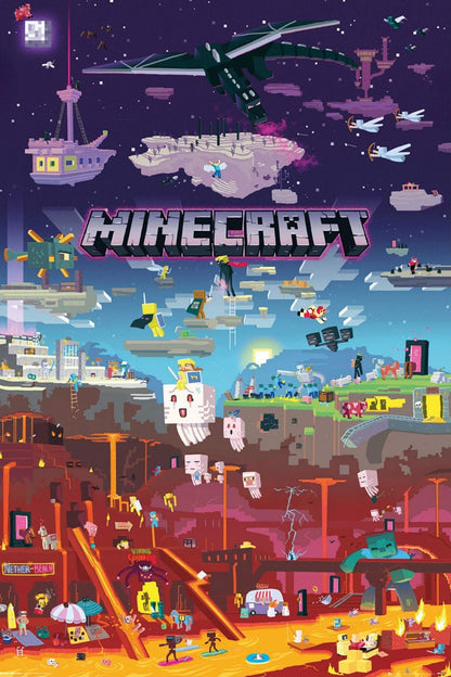 Minecraft World Poster