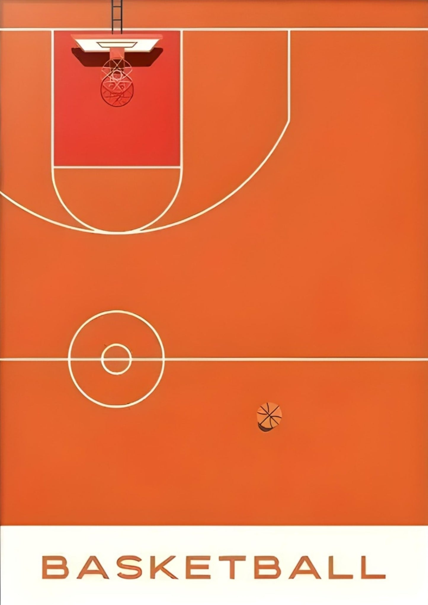 Geometry of Victory | Basketball NBA Art Series