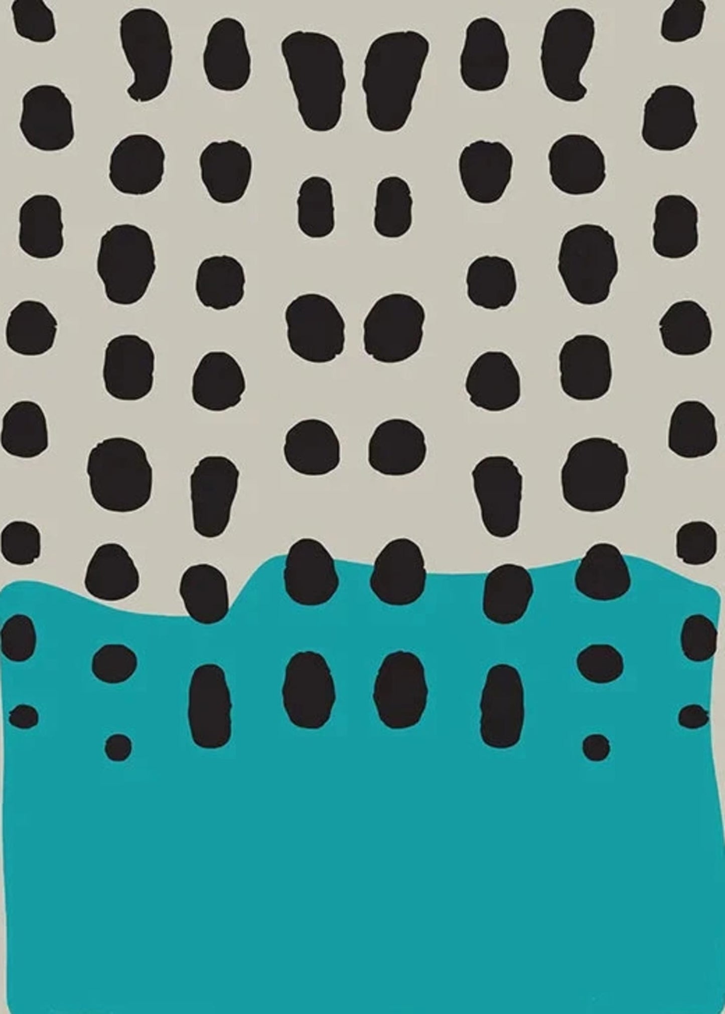 Piet Mondrian Poster | Untitled No.1 | Abstract Geometric Art Decor | Home & Garden Wall Art | Artistic Visual Artwork Print